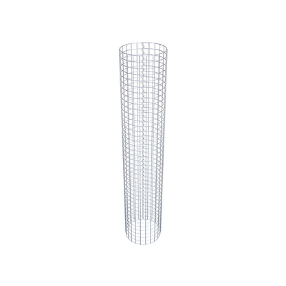 Coluna de gabião redonda 37 cm de diâmetro, 200 cm de altura, malhagem 5 cm x 5 cm
