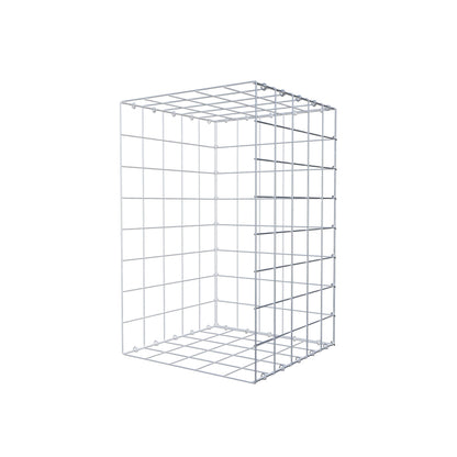 Gabião tipo 2 80 cm x 50 cm x 50 cm (C x A x P), malhagem 10 cm x 10 cm, anel C
