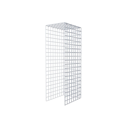 Gabião Tipo 4 100 cm x 40 cm x 30 cm (C x A x P), malhagem 5 cm x 5 cm, anel C