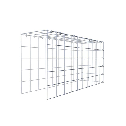 Gabião Tipo 4 100 cm x 50 cm x 30 cm (C x A x P), malhagem 10 cm x 10 cm, anel C