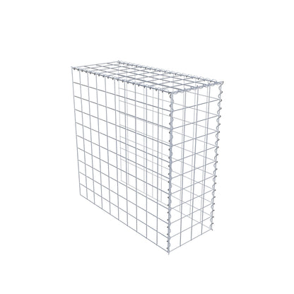 Gabbione aggiuntivo tipo 4 100 cm x 100 cm x 40 cm (L x H x P), dimensione maglia 10 cm x 10 cm, a spirale
