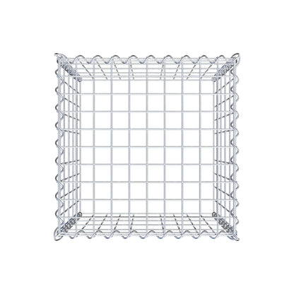 Anbaugabione Typ 3 50 cm x 50 cm x 50 cm (L x H x T), Maschenweite 5 cm x 10 cm, Spirale