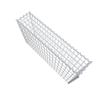 Anbaugabione Typ 3 100 cm x 60 cm x 20 cm (L x H x T), Maschenweite 5 cm x 10 cm, Spirale