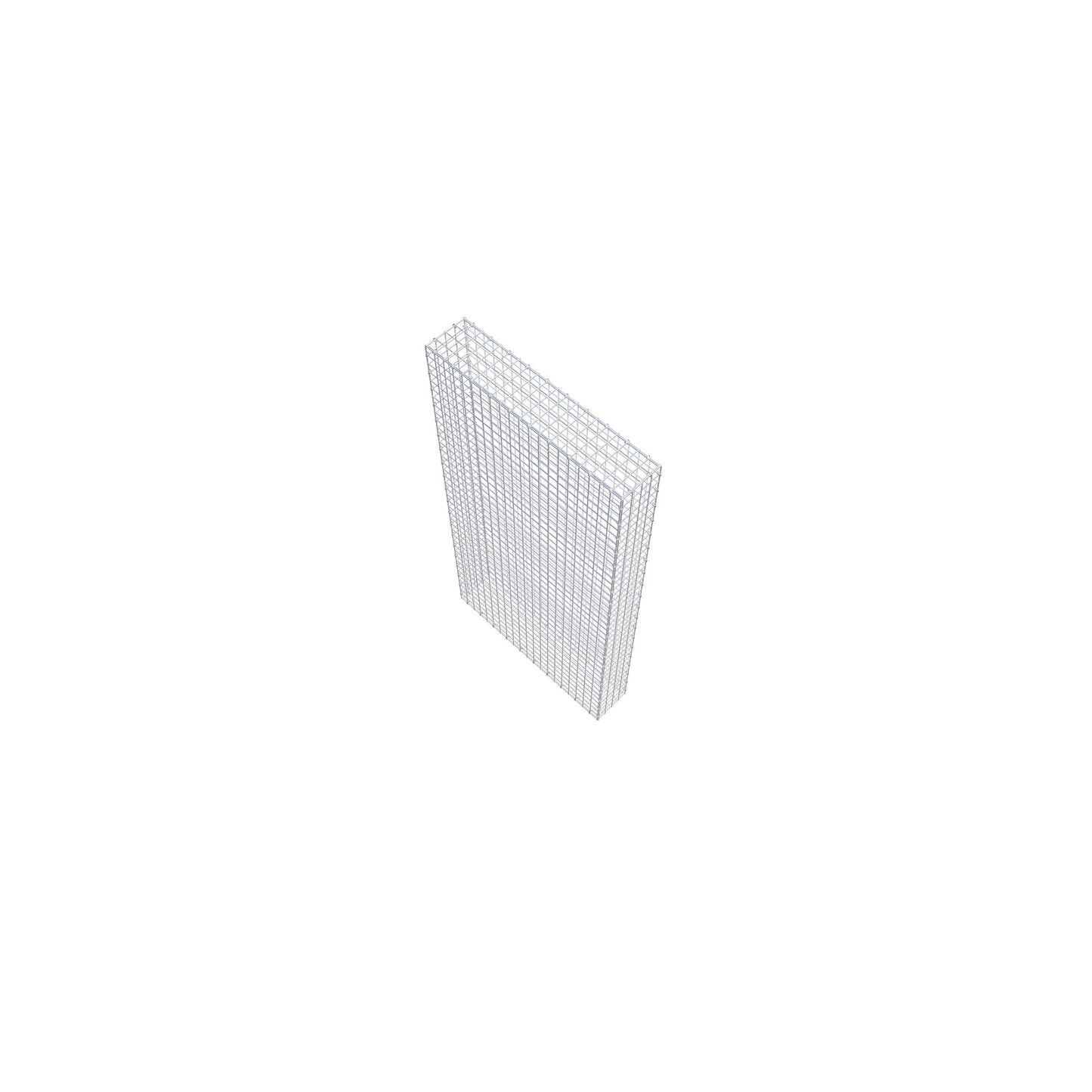 Gabion 200 cm x 100 cm x 20 cm (L x H x D), maskstorlek 5 cm x 5 cm, C-ring