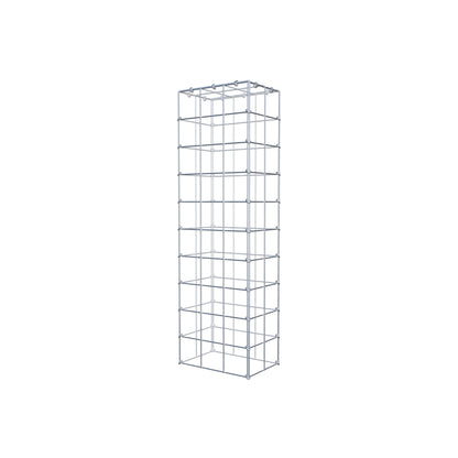 Gavión complementario de tipo 3 100 cm x 20 cm x 30 cm (L x A x P), malla 10 cm x 10 cm, anillo en C