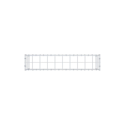 Anbaugabione Typ 3 100 cm x 40 cm x 20 cm (L x H x T), Maschenweite 10 cm x 10 cm, C-Ring