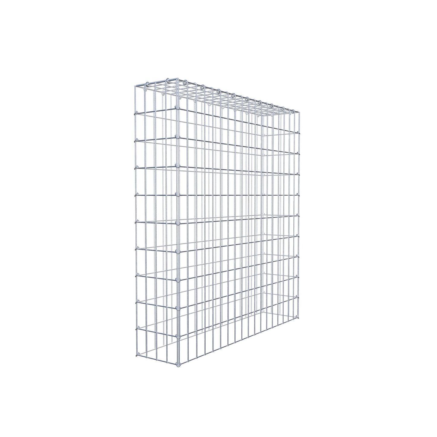Gabião Tipo 3 100 cm x 90 cm x 20 cm (C x A x P), malhagem 5 cm x 10 cm, anel C
