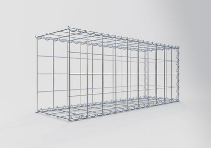 Påväxt gabion typ 2 100 cm x 40 cm x 30 cm (L x H x D), maskstorlek 10 cm x 10 cm, spiral