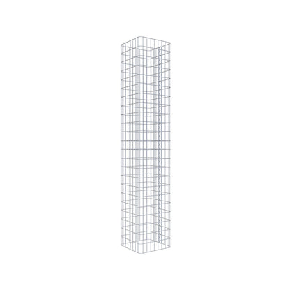 Gabion column square 42 cm x 42 cm, 230 cm high, MW 5 cm x 10 cm