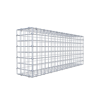 Gabião 100 cm x 40 cm x 20 cm (C x A x P), malhagem 5 cm x 5 cm, anel C