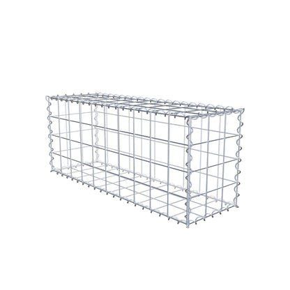 Gabion 100 cm x 40 cm x 30 cm (L x H x P), mailles 10 cm x 10 cm, spirale