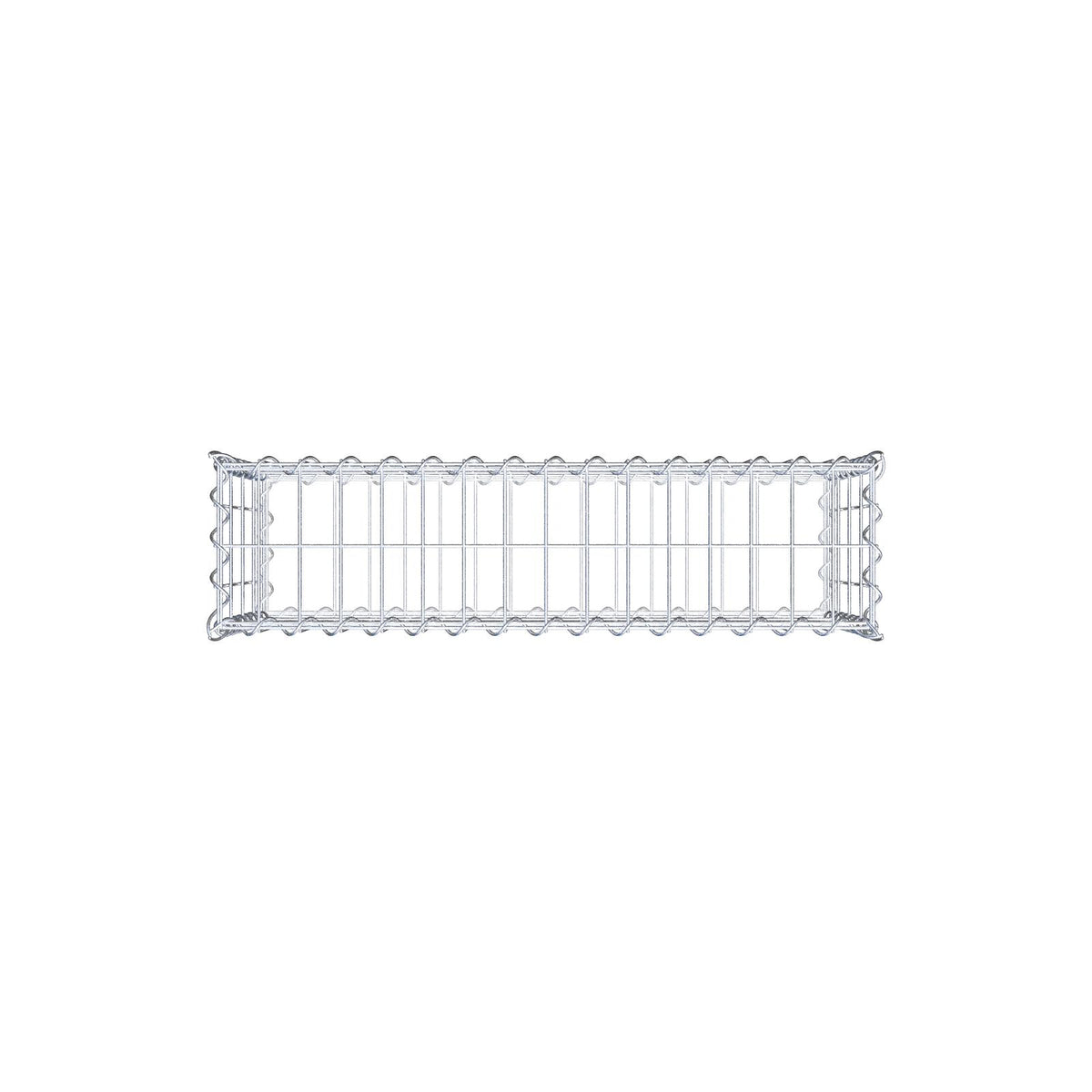 Gabion 80 cm x 40 cm x 20 cm (L x H x P), mailles 5 cm x 10 cm, spirale