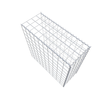 Gabbione aggiuntivo tipo 4 100 cm x 100 cm x 40 cm (L x H x P), dimensione maglia 10 cm x 10 cm, a spirale