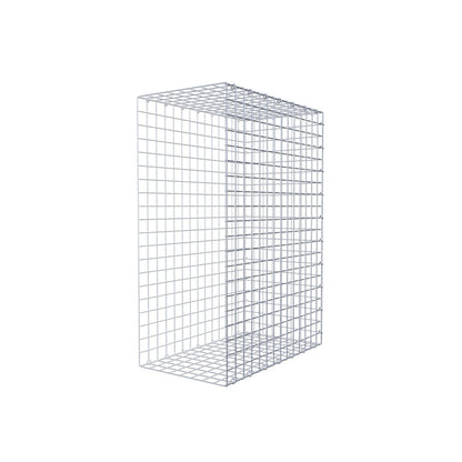 Mounted gabion type 2 100 cm x 70 cm x 40 cm (L x H x D), mesh size 5 cm x 5 cm, C-ring