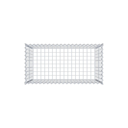 Gabião tipo 3 100 cm x 70 cm x 50 cm (C x A x P), malhagem 5 cm x 10 cm, espiral