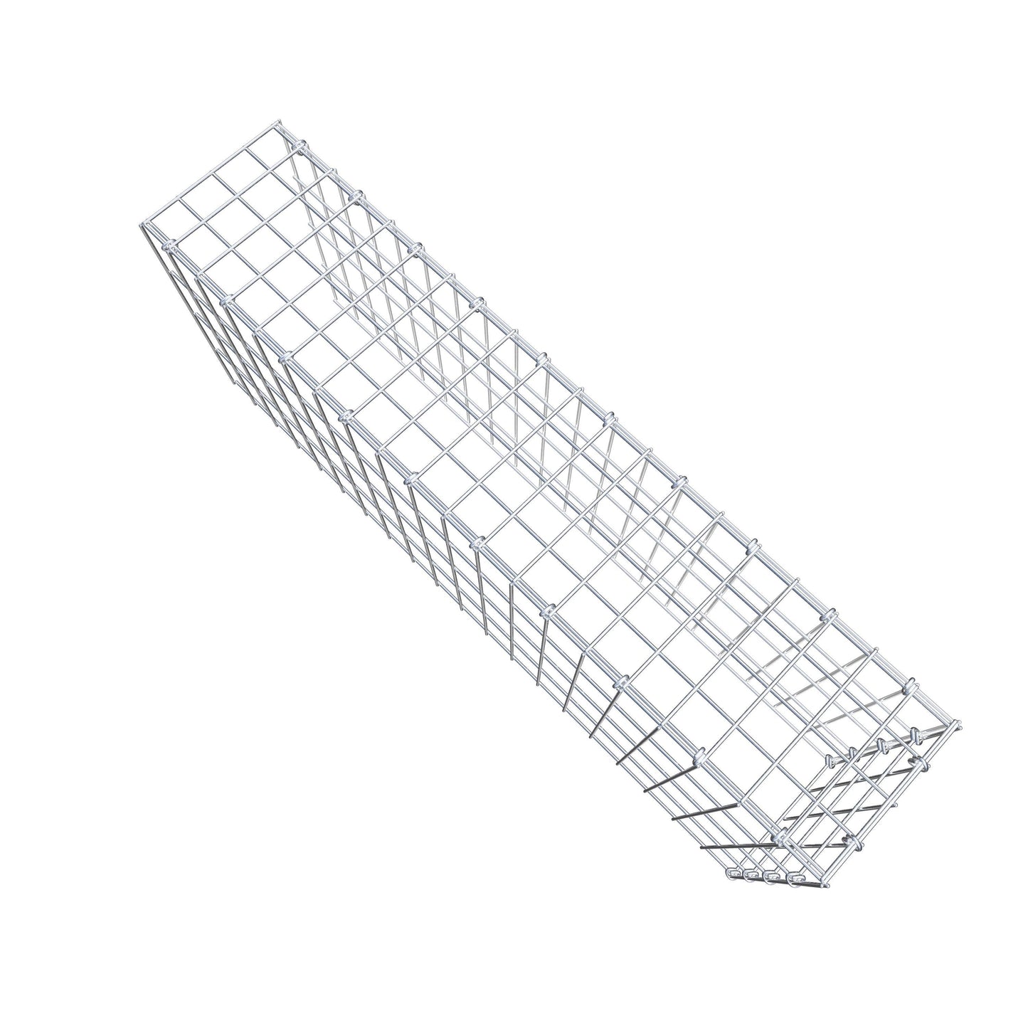 Anbaugabione Typ 4 100 cm x 40 cm x 20 cm (L x H x T), Maschenweite 5 cm x 10 cm, C-Ring