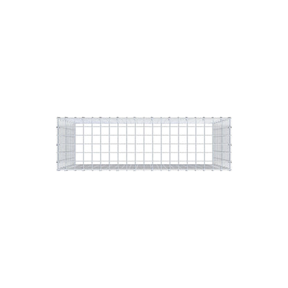 Gabbione aggiuntivo di tipo 3 100 cm x 80 cm x 30 cm (L x H x P), maglia 5 cm x 5 cm, anello a C