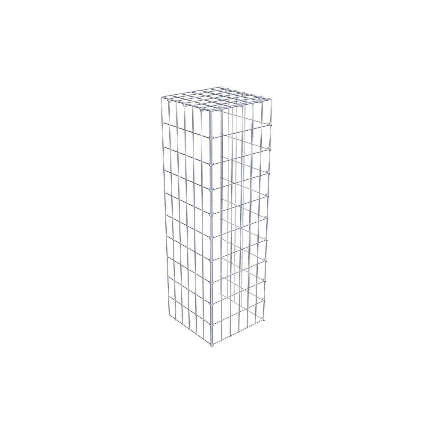 Gavión adicional tipo 4 100 cm x 30 cm x 30 cm (L x A x P), malla 5 cm x 10 cm, anillo en C