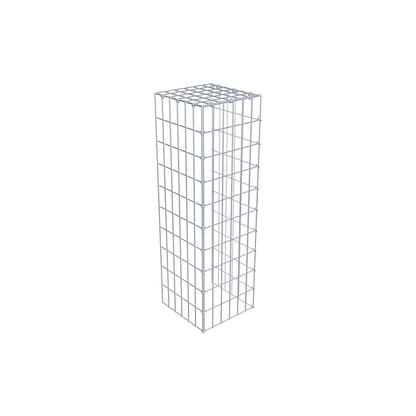 Gavión adicional tipo 4 100 cm x 30 cm x 30 cm (L x A x P), malla 5 cm x 10 cm, anillo en C