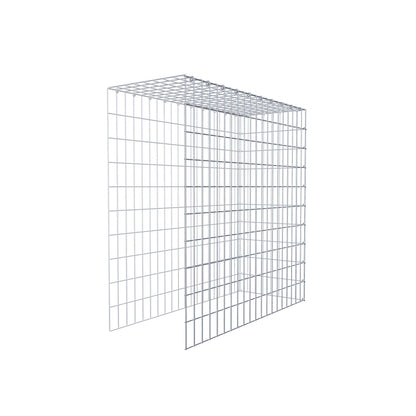 Extra gabion typ 4 100 cm x 100 cm x 40 cm (L x H x D), maskstorlek 5 cm x 10 cm, C-ring