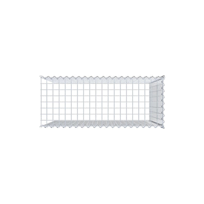 Gabion rapporté type 4 100 cm x 90 cm x 40 cm (L x H x P), mailles 5 cm x 5 cm, spirale