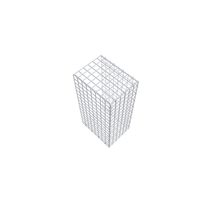 Toegevoegde pool type 2 80 cm x 40 cm x 30 cm (L x H x D), maaswijdte 5 cm x 5 cm, C-ring