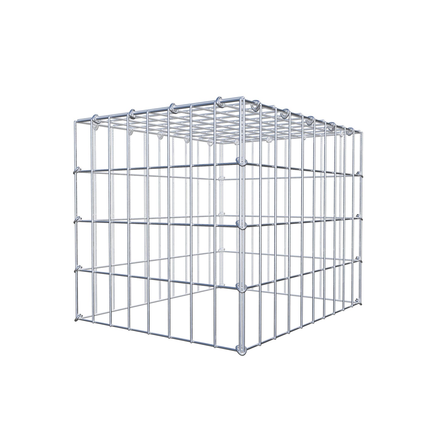 Anbaugabione Typ 3 50 cm x 40 cm x 40 cm (L x H x T), Maschenweite 5 cm x 10 cm, C-Ring