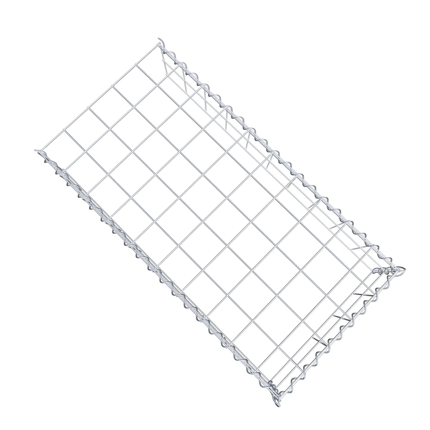 Gabião Tipo 4 100 cm x 20 cm x 50 cm (C x A x P), malhagem 10 cm x 10 cm, espiral