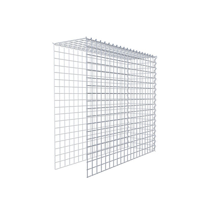 Gabion rapporté type 4 100 cm x 90 cm x 30 cm (L x H x P), mailles 5 cm x 5 cm, spirale