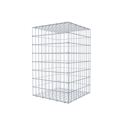Gabion 80 cm x 50 cm x 50 cm (L x H x D), mesh size 5 cm x 10 cm, C-ring