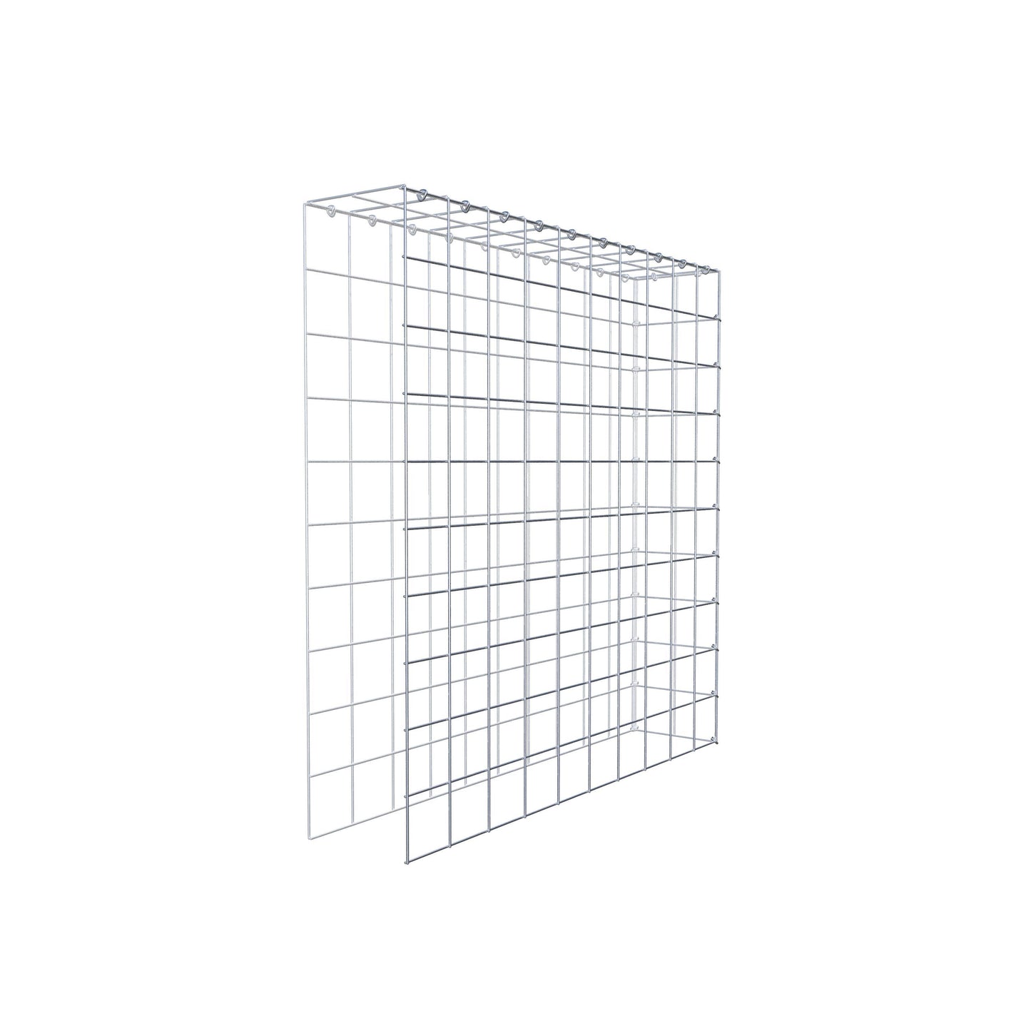 Fourche rapportée type 4 100 cm x 100 cm x 20 cm (L x H x P), mailles 10 cm x 10 cm, anneau C
