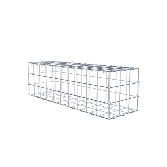 Gabbione 100 cm x 30 cm x 30 cm (L x H x P), maglia 10 x 10 cm, anello a spirale