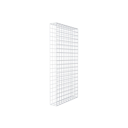 Typ 2 påbyggnadsgabion 200 cm x 100 cm x 20 cm (L x H x D), maskstorlek 10 cm x 10 cm, C-ring