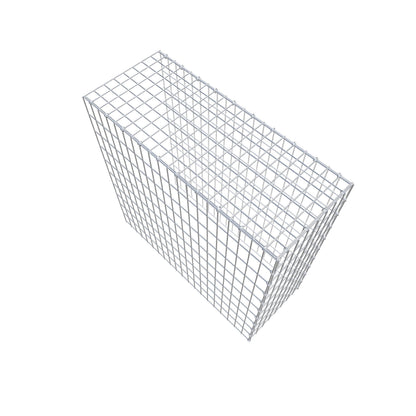 Extra gabion typ 4 100 cm x 100 cm x 40 cm (L x H x D), maskstorlek 5 cm x 10 cm, C-ring