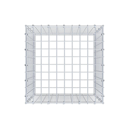 Monteret gabion type 3 50 cm x 50 cm x 50 cm (L x H x D), maskestørrelse 5 cm x 5 cm, C-ring