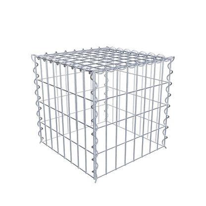 Extra gabion typ 3 40 cm x 40 cm x 40 cm (L x H x D), maskstorlek 5 cm x 10 cm, spiral
