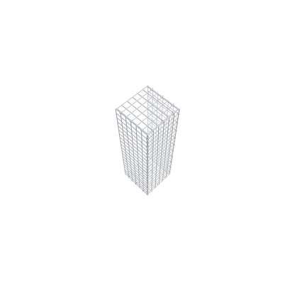 Gabbione aggiuntivo tipo 2 100 cm x 30 cm x 30 cm (L x A x P), maglia 5 cm x 5 cm, anello a C