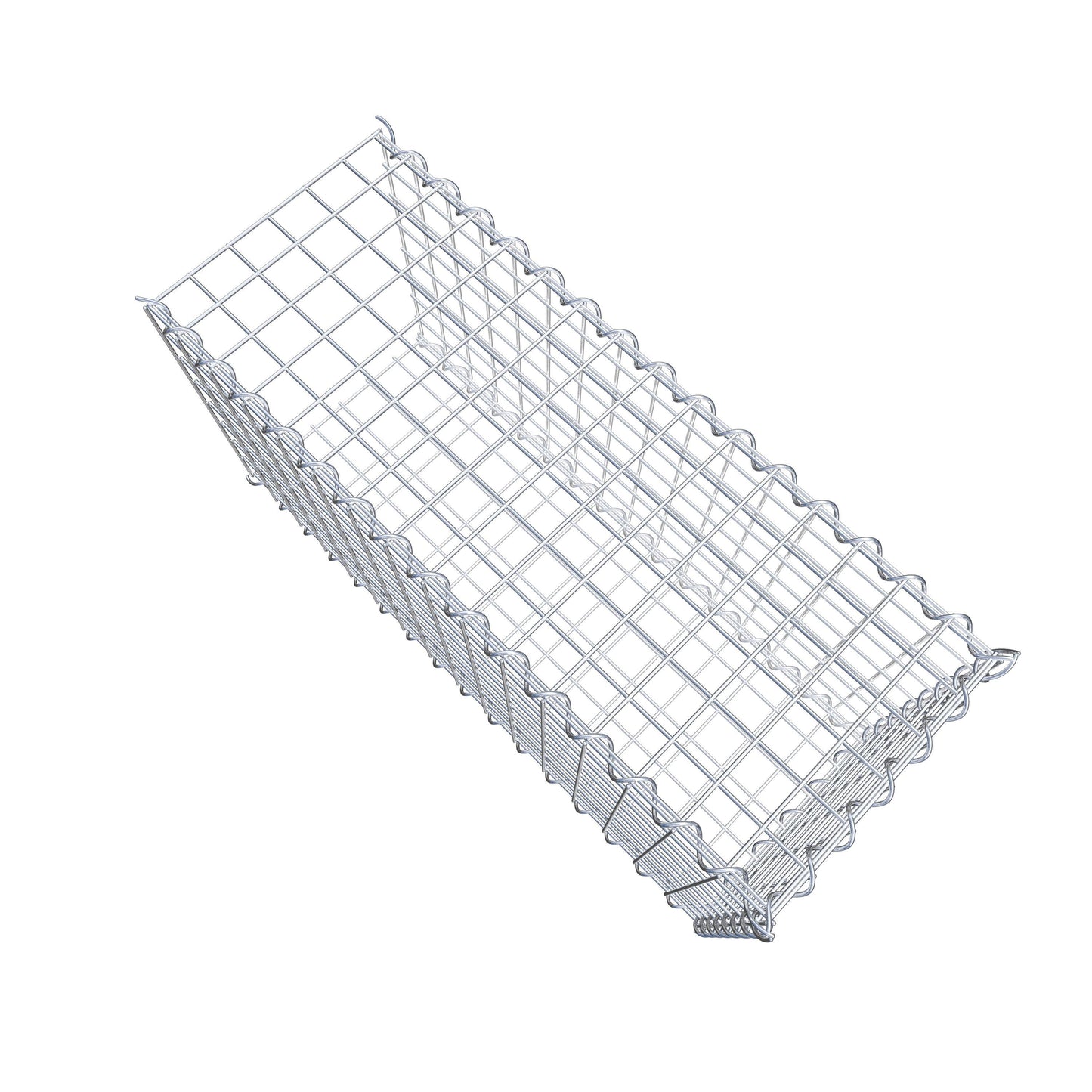 Gabião tipo 2 80 cm x 40 cm x 30 cm (C x A x P), malhagem 5 cm x 5 cm, espiral