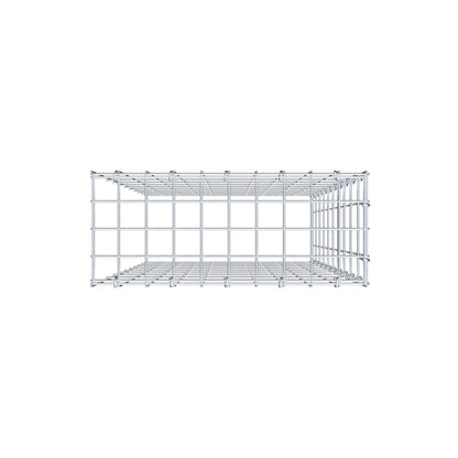 Type 4 oplegkorf 100 cm x 50 cm x 20 cm (L x H x D), maaswijdte 5 cm x 10 cm, C-ring