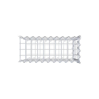 Påväxt gabion typ 2 50 cm x 40 cm x 20 cm (L x H x D), maskstorlek 5 cm x 10 cm, spiral