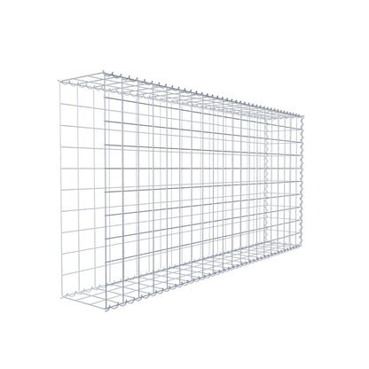Opvokset gabion type 2 200 cm x 100 cm x 30 cm (L x H x D), maskestørrelse 10 cm x 10 cm, spiral