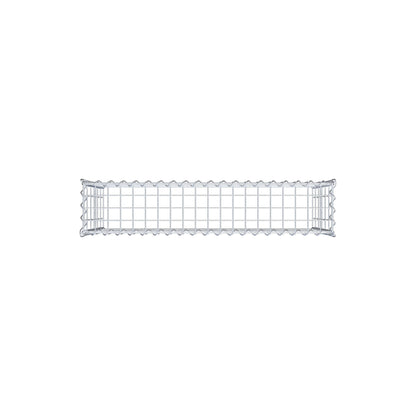 Anbaugabione Typ 3 100 cm x 60 cm x 20 cm (L x H x T), Maschenweite 5 cm x 10 cm, Spirale
