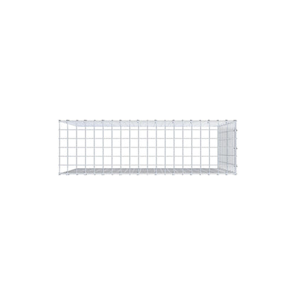Gabião Tipo 4 100 cm x 80 cm x 30 cm (C x A x P), malhagem 5 cm x 5 cm, anel C