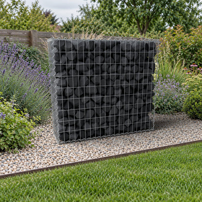 Schanskorf 100 cm x 90 cm x 30 cm (L x H x D), maaswijdte 5 cm x 10 cm, spiraal