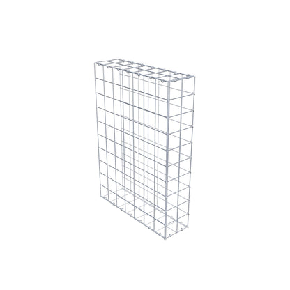 Fourche rapportée type 2 100 cm x 70 cm x 20 cm (L x H x P), mailles 10 cm x 10 cm, anneau en C