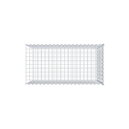 Extra gabion typ 2 100 cm x 60 cm x 50 cm (L x H x D), maskstorlek 5 cm x 5 cm, spiral