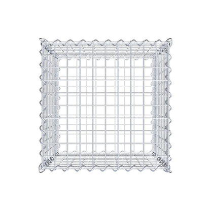 Gabbione 50 cm x 50 cm x 50 cm (L x H x P), maglia 5 cm x 5 cm, spirale