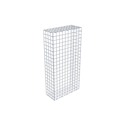 Gabbione aggiuntivo di tipo 2 100 cm x 20 cm x 50 cm (L x A x P), maglia 5 cm x 5 cm, anello a C