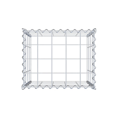 Gabião tipo 3 50 cm x 40 cm x 40 cm (C x A x P), malhagem 10 cm x 10 cm, espiral