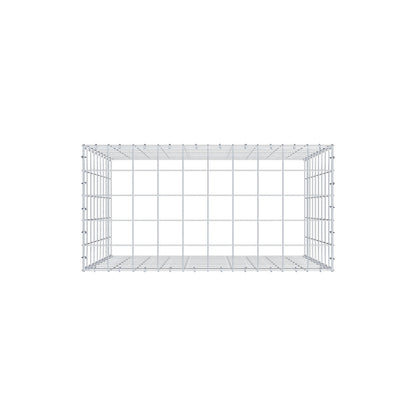 Fourche rapportée type 3 100 cm x 90 cm x 50 cm (L x H x P), mailles 10 cm x 10 cm, anneau C